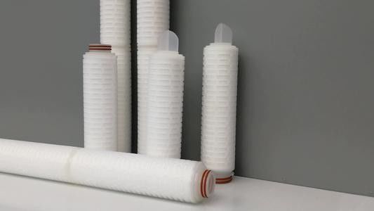 خفض الضغط 0.1um PP خرطوشة مرشح مطوي